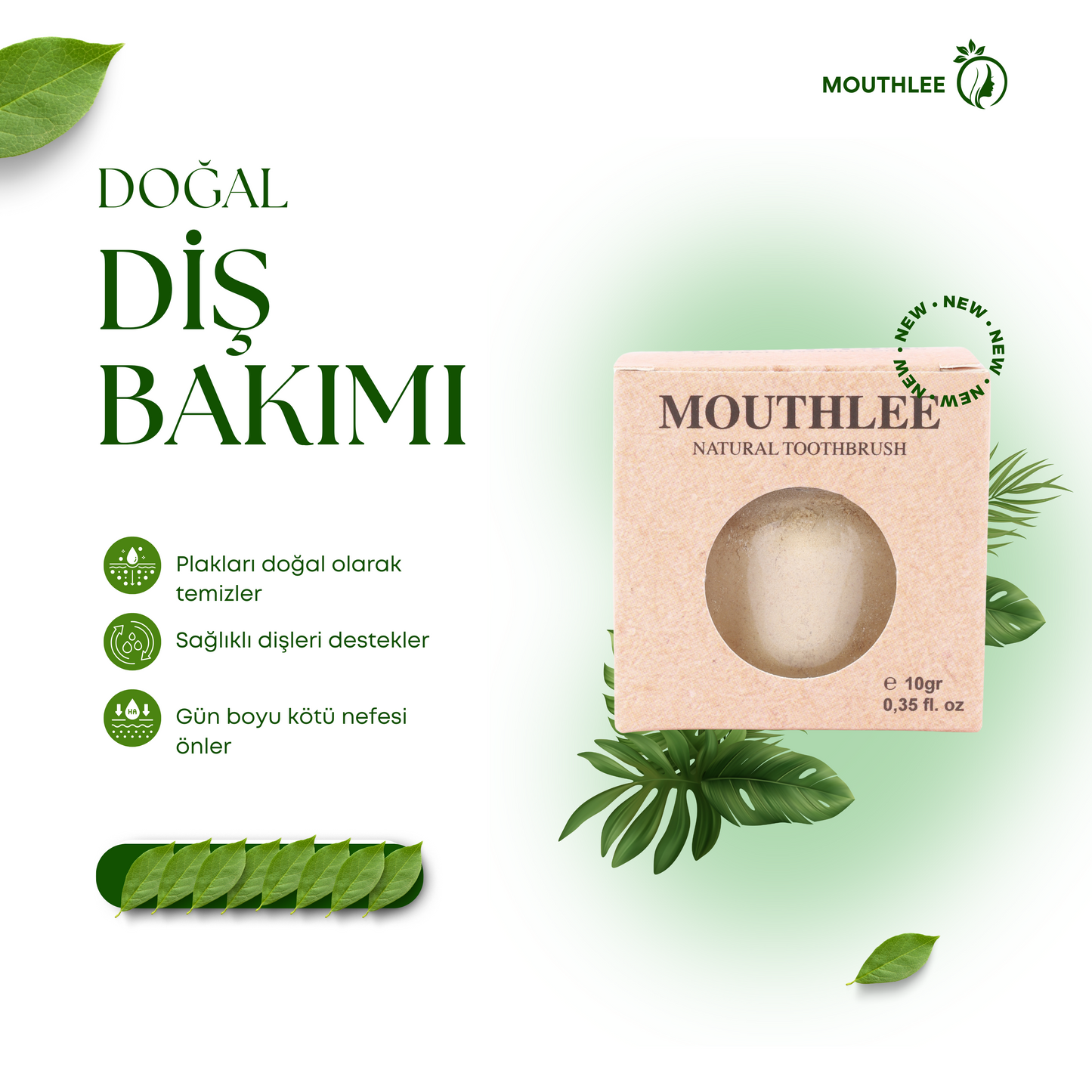 Mouthlee %100 Doğal Diş Bakım Seti 🌿🦷