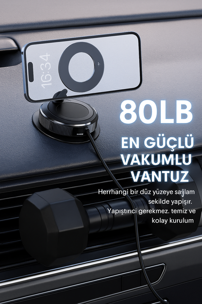 Vakumlu Manyetik Telefon Tutucu